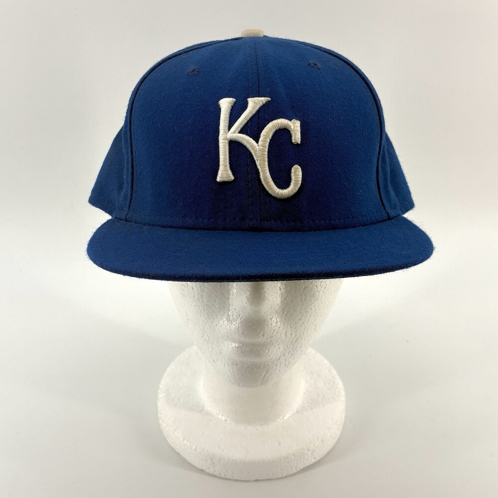 Kansas City Royals New Era 59Fifty Fitted Hat Size 8 63.5cm Wool (W9)